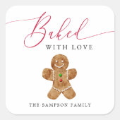 Bak met Label voor de uitwisseling van liefdeskoek (Voorkant)