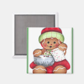 Bak met Liefde Gingerbread Magneet (Voorkant / Achterkant)