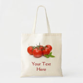 Bak met tomaten en basilicum tote bag (Voorkant)
