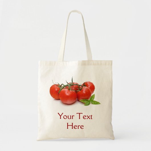 Bak met tomaten en basilicum tote bag (Voorkant)