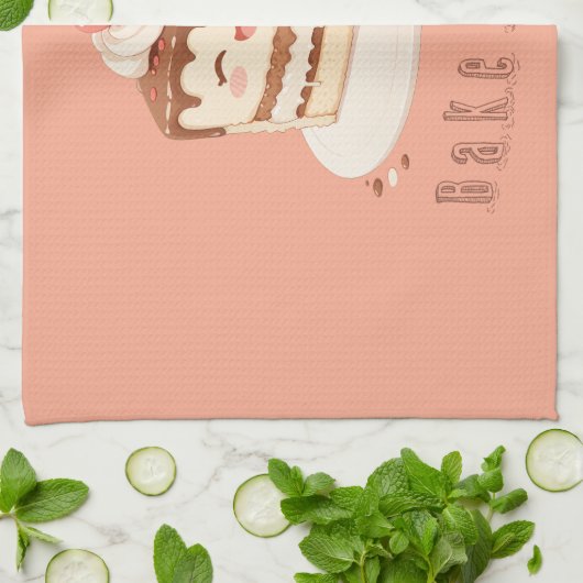 Bak mijn dag! theedoek (Gevouwen)