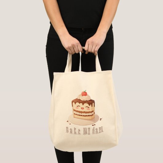 Bak mijn dag! tote bag (Voorkant (product))