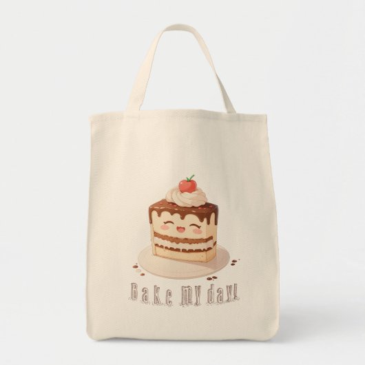 Bak mijn dag! tote bag (Voorkant)