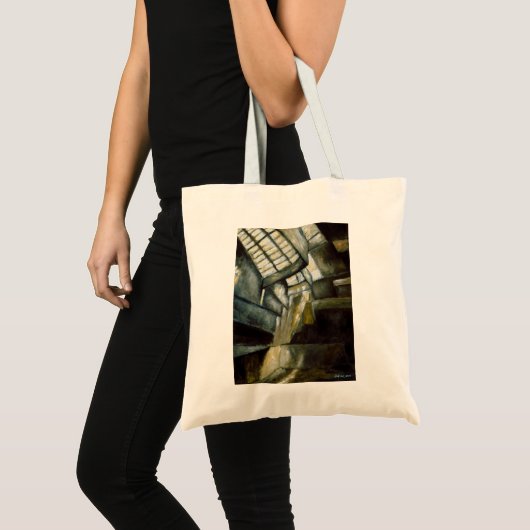 Bak - oliehoudende verf "Museum Interior" Tote Bag (Voorkant (product))