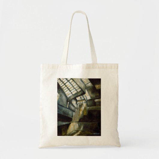Bak - oliehoudende verf "Museum Interior" Tote Bag (Voorkant)
