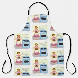 Bak Sale Brownie Blues Kitschy Vrouw Cartoon Schort