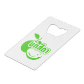 Bak Sida Farang, geschreven in Thai Isaan Dialect Creditkaart Flessenopener (Achterkant Gekanteld)