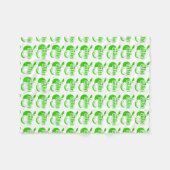 Bak Sida Farang, geschreven in Thai Isaan Dialect Fleece Deken (Voorkant (Horizontaal))