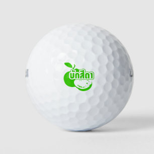 Bak Sida Farang, geschreven in Thai Isaan Dialect Golfballen