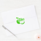Bak Sida Farang, geschreven in Thai Isaan Dialect Ronde Sticker (Envelop)