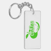 Bak Sida Farang, geschreven in Thai Isaan Dialect Sleutelhanger (Voorkant Links)