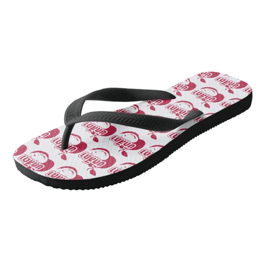 Bak Sida Farang, geschreven in Thai Isaan Dialect Teenslippers (Schuin)