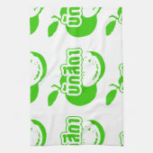 Bak Sida Farang, geschreven in Thai Isaan Dialect Theedoek (Verticaal)