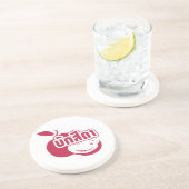 Bak Sida Farang, geschreven in Thai Isaan Dialect Zandsteen Onderzetter (Zijkant)