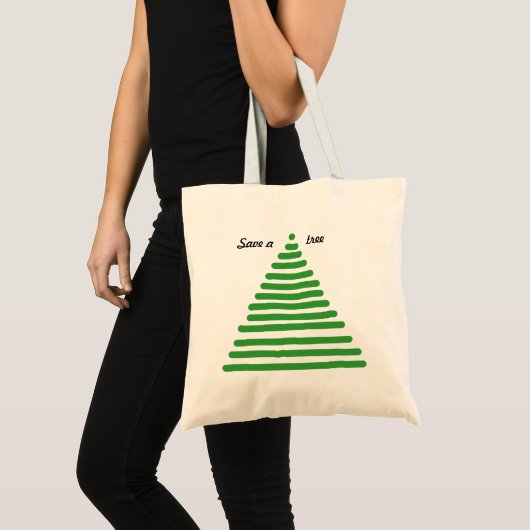 Bak - Sparen een boom Tote Bag (Voorkant (product))