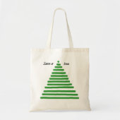 Bak - Sparen een boom Tote Bag (Voorkant)