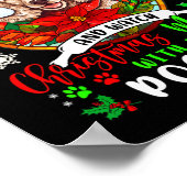 Bak spullen en bekijk kerstfilms met mijn poedel l poster (Hoek)