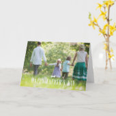 Bak Stropdas Vaderdag Wenskaart - Wit Kaart (Gele Bloem)