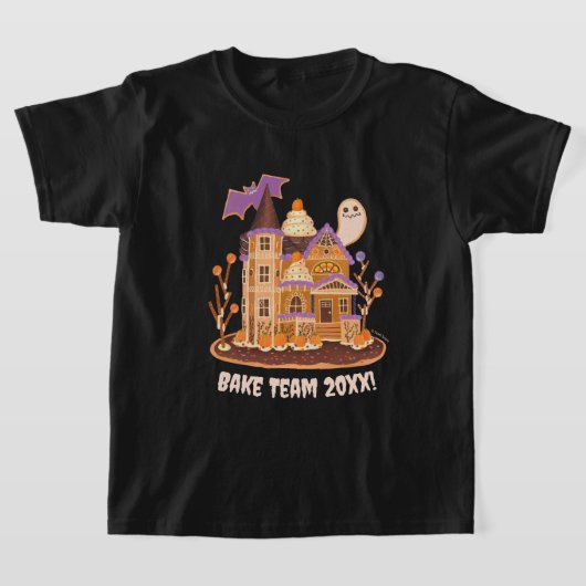 Bak Team Halloween Bak Off Black Kind T-shirt (Laagn)