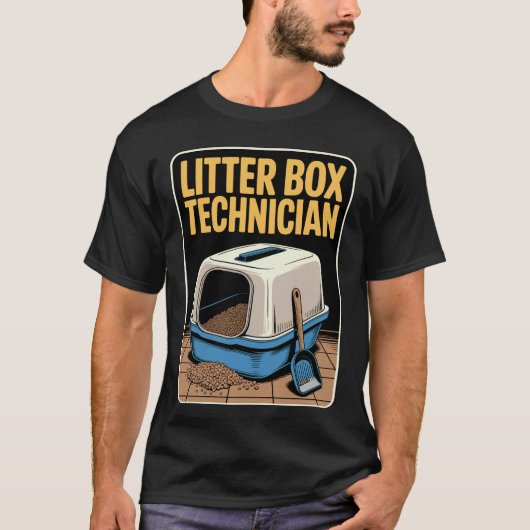 Bak Technicus Grappige Kattenliefhebber T-shirt (Voorkant)