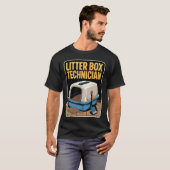 Bak Technicus Grappige Kattenliefhebber T-shirt (Voorkant volledig)