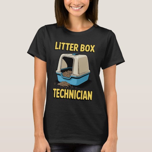 Bak Technicus Kat Liefhebber Kat T-shirt (Voorkant)