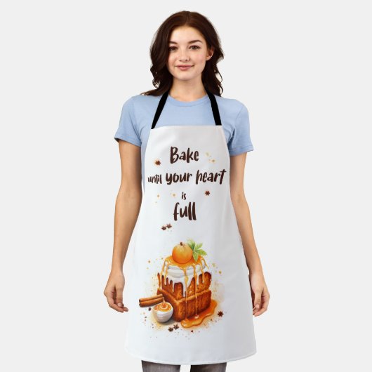 Bak tot je hart vol is schort (Gedragen)