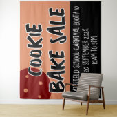 Bak Verkoopteken, Cookie Booth Banner Sjabloon Wandkleed (In situ)