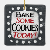 Bak wat koekjes vandaag Ornament (Achterkant)