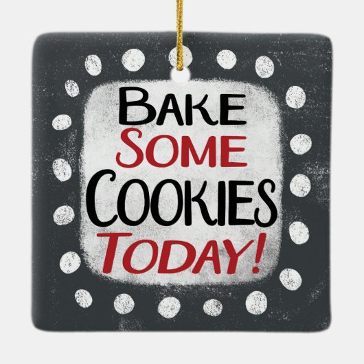 Bak wat koekjes vandaag Ornament (Achterkant)