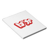 BAKA ば ~ Fool in Japans Hiragana-script Notitieblok (Schuin)