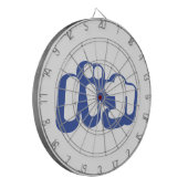 BAKA バ ~ Fool in Japans Katakana Script Dartbord (Voorkant Links)