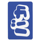 BAKA バ ~ Fool in Japans Katakana Script Magneet (Verticaal)