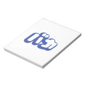 BAKA バ ~ Fool in Japans Katakana Script Notitieblok (Linkerzijde)