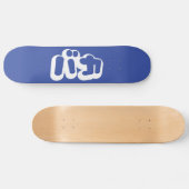 BAKA バ ~ Fool in Japans Katakana Script Persoonlijk Skateboard (Horizontaal)