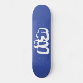 BAKA バ ~ Fool in Japans Katakana Script Persoonlijk Skateboard (Voorkant)