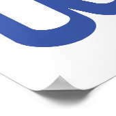 BAKA バ ~ Fool in Japans Katakana Script Poster (Hoek)