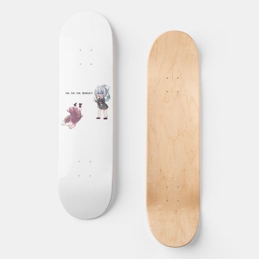Baka Anime Chibi Skateboard Deck (Voorkant)