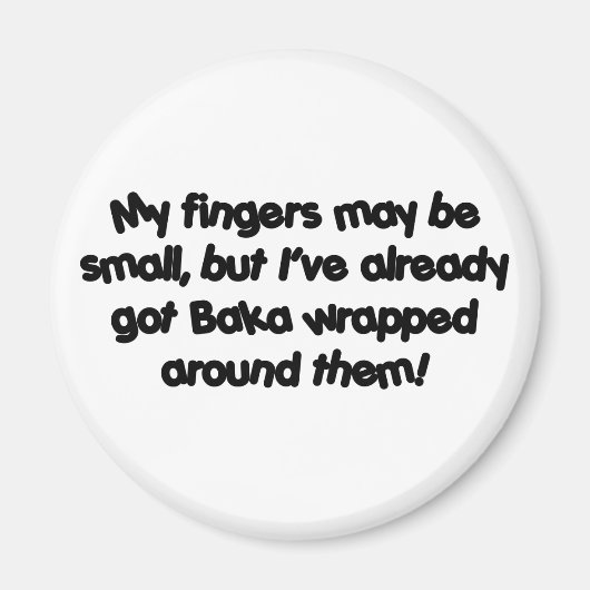 Baka' s Wrapped! Magneet (Voorkant)