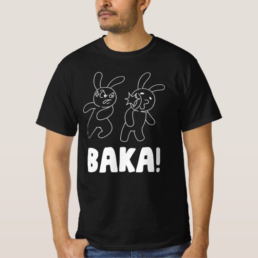 Baka dom konijn t-shirt (Voorkant)