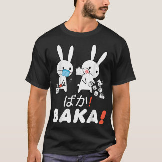 Baka Idiot Funny Rabbit Anime Japon met Masker & T T-shirt