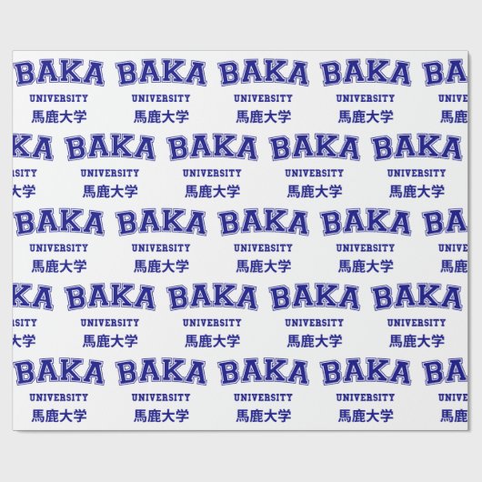 BAKA UNIVERSITEIT CADEAUPAPIER (Vlak)