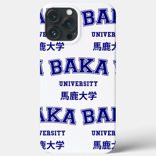 BAKA UNIVERSITEIT Case-Mate iPhone CASE (Achterkant)