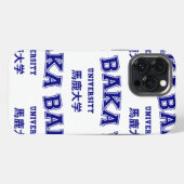 BAKA UNIVERSITEIT iPhone HOESJE (Achterkant horizontaal)