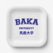 BAKA UNIVERSITEIT PAPIEREN BORDJE (Voorkant)