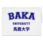 BAKA UNIVERSITY KAART (Voorkant Horizontaal)