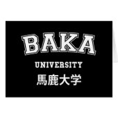 BAKA UNIVERSITY KAART (Voorkant Horizontaal)