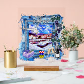 Bakar Acryl Bord (Huwelijk)