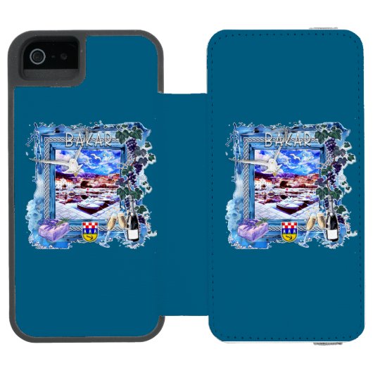 Bakar Incipio iPhone Portemonnee Hoesje (Agenda Open)