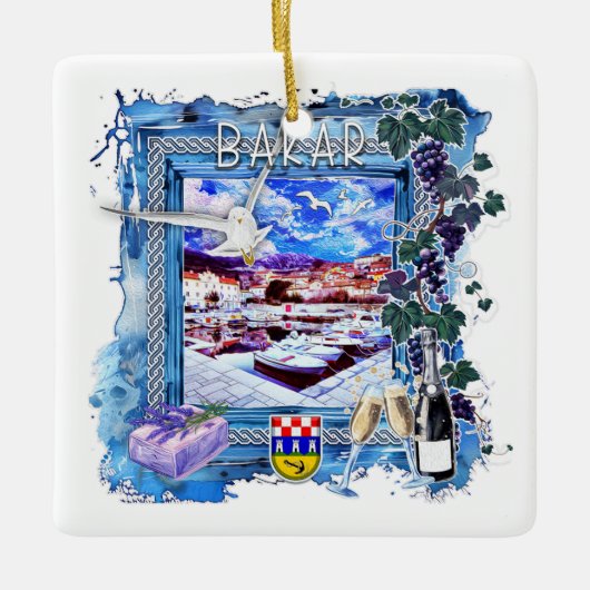 Bakar Keramisch Ornament (Voorkant)